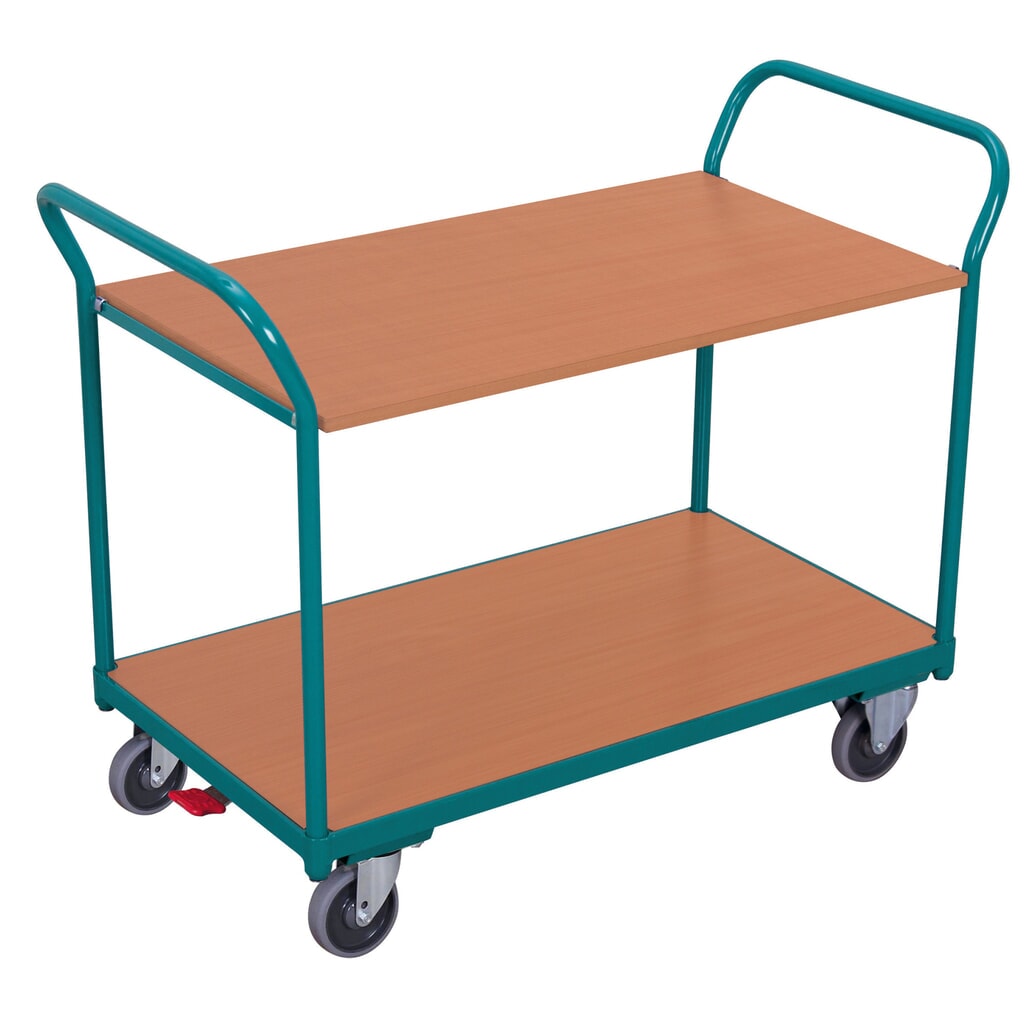 Obrázok výrobku: Stolový vozík Ameise®, s 2 úrovňami 850 x 500 mm