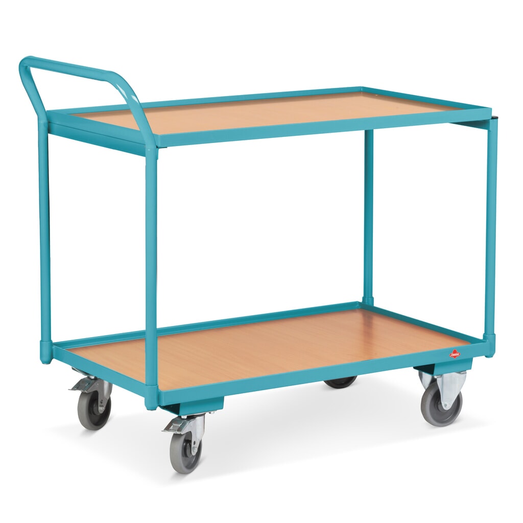 Stolový vozík Ameise®, výškovo prestaviteľný oblúk, 2 etáže à 850 x 500 mm Číslo obrázka výrobku 4: Stolový vozík Ameise®, výškovo prestaviteľný oblúk, 2 etáže à 850 x 500 mm