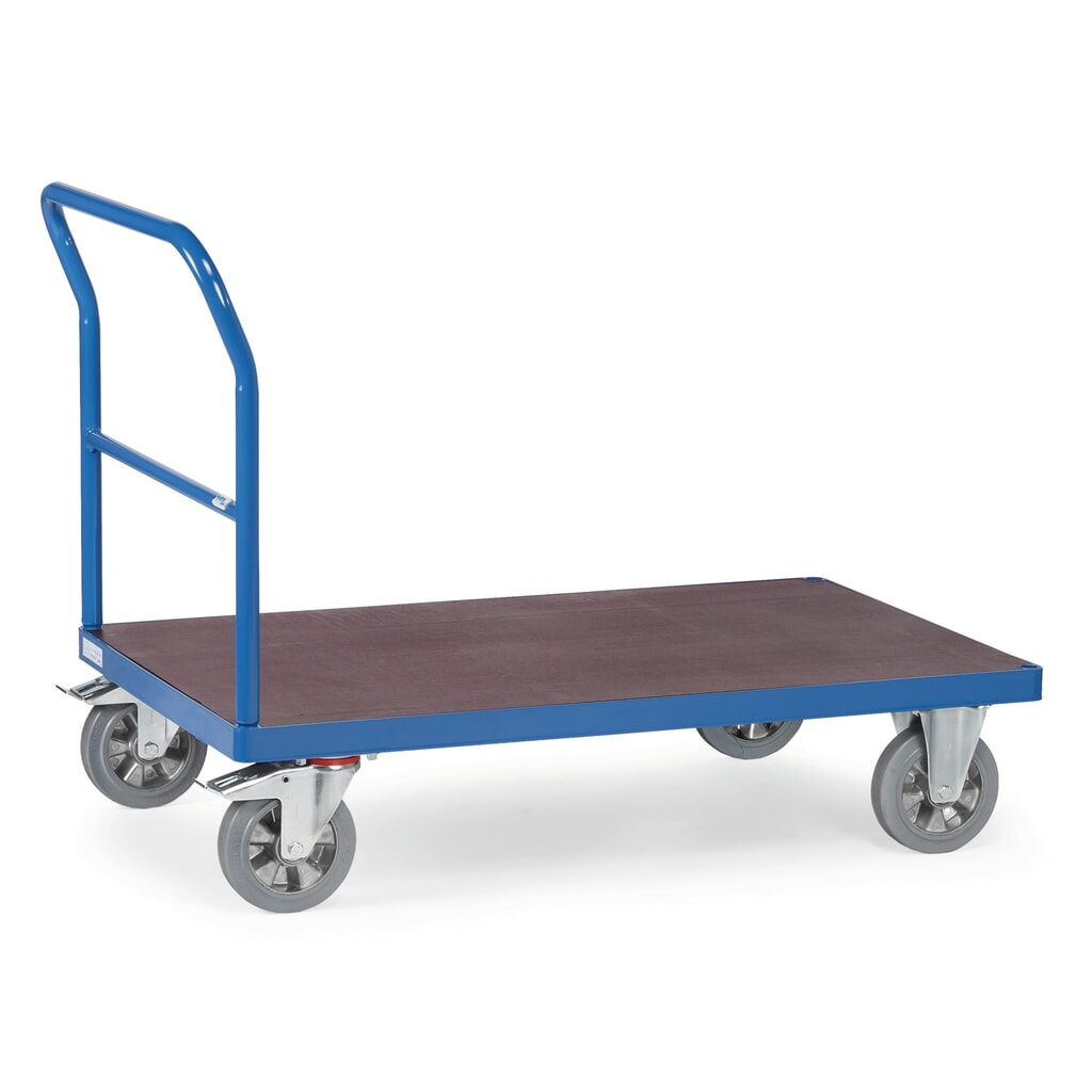 Obrázok výrobku: Heavy-duty plošinový vozík fetra®, s riadidlami, ložná plocha Š x H 700 x 1.000 mm