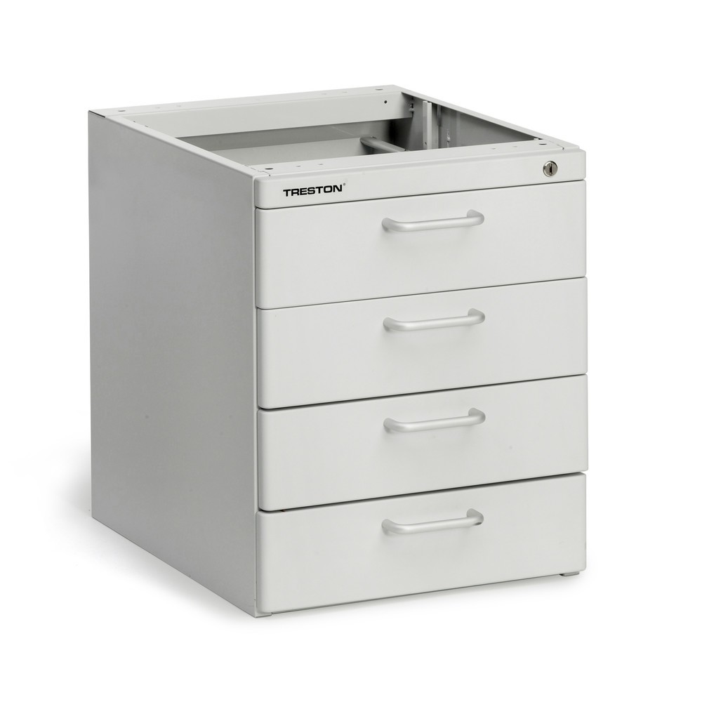 Obrázok výrobku: Zásuvkový podstavec pod stoly, V x Š x H 455 x 370 x 460 mm, 4 zásuvka