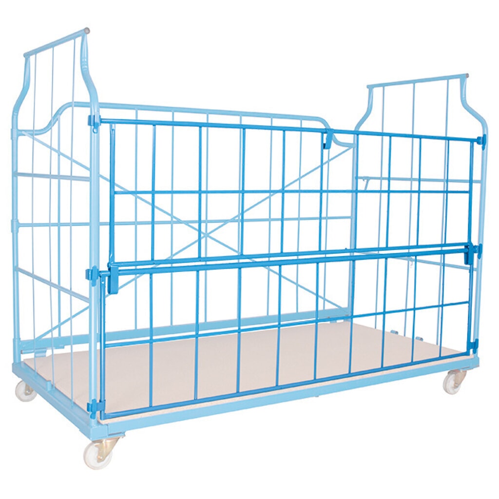 Obrázok výrobku: Univerzálny Corlette® s rozdelenou prednou stenou, V x Š x H 1 850 x 1 200 x 1 150 mm
