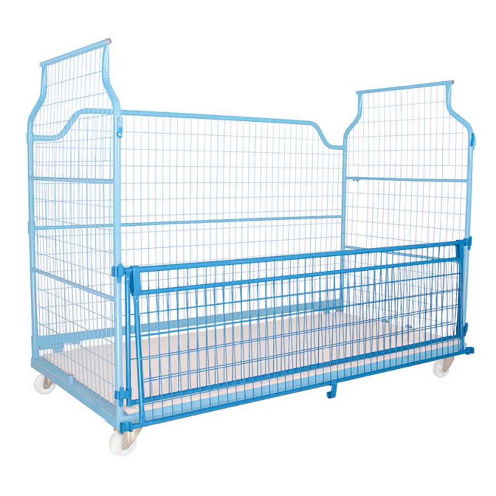 Číslo obrázka výrobku 4: Univerzálny Corlette® s rozdelenou prednou stenou, V x Š x H 1 850 x 1 200 x 1 150 mm