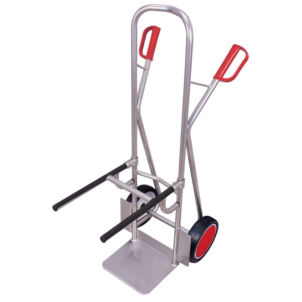 Obrázok výrobku: Táčky z hliníka VARIOfit®, nosnosť 250 kg, nakladacia plocha š × h 320 × 250 mm, celogumové pneumatiky