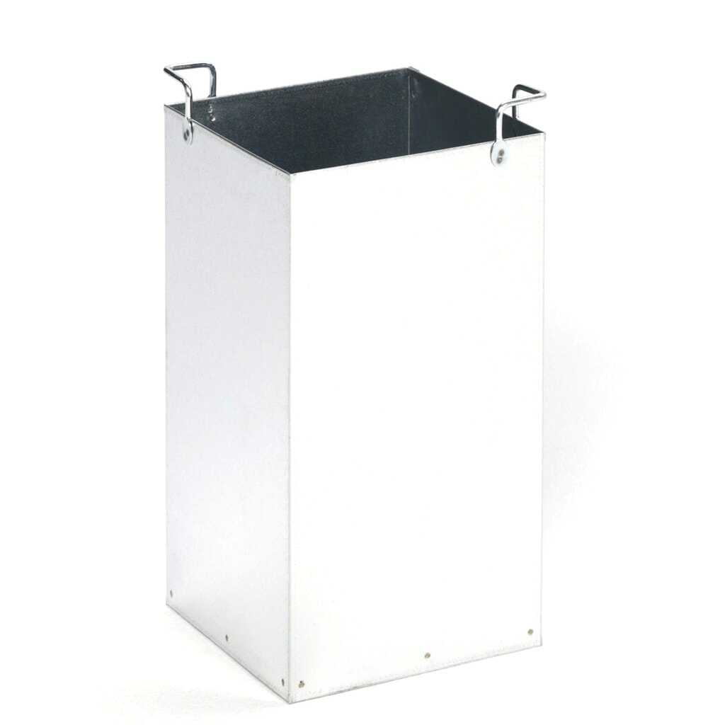 Vnútorná vložka do kombinovaného popolníka a odpadkového koša VAR®, nerez, stojací model, V x Š x H 660 x 250 x 250 mm Obrázok výrobku: Vnútorná vložka do kombinovaného popolníka a odpadkového koša VAR®, nerez, stojací model, V x Š x H 660 x 250 x 250 mm