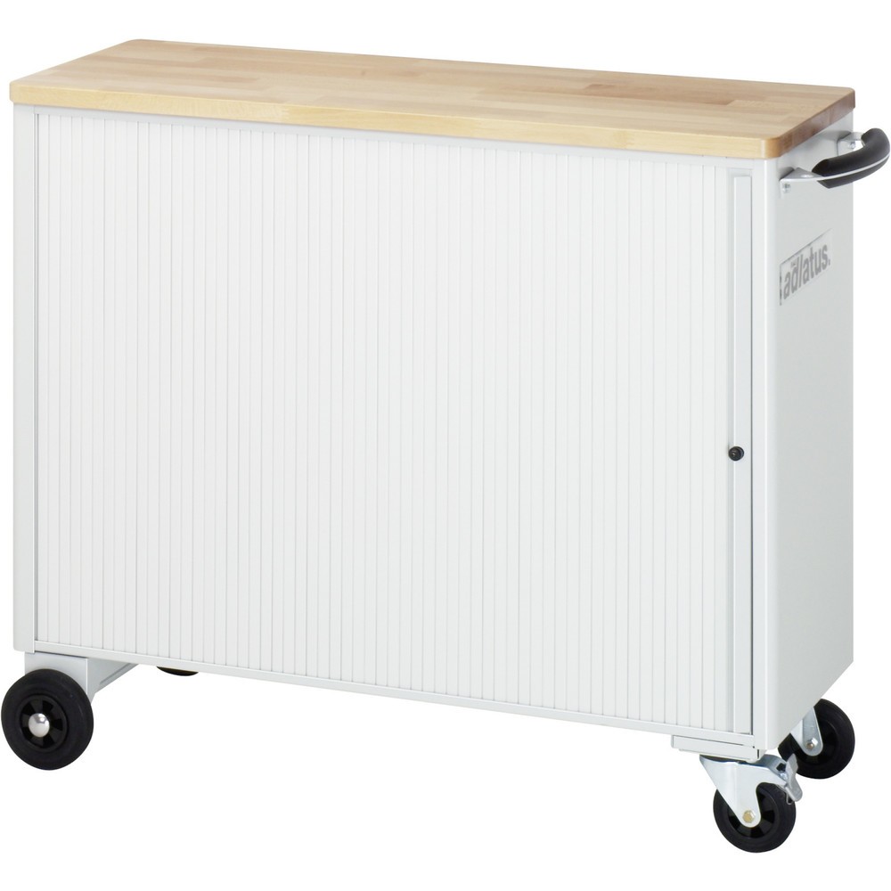 Číslo obrázka výrobku 3: Vozík na náradie vozík RAU série adlatus, v × š × h 860 × 1 025 × 400 mm, 5 zásuv. 3 × 40, 2 × 105 mm, buková pracovná doska
