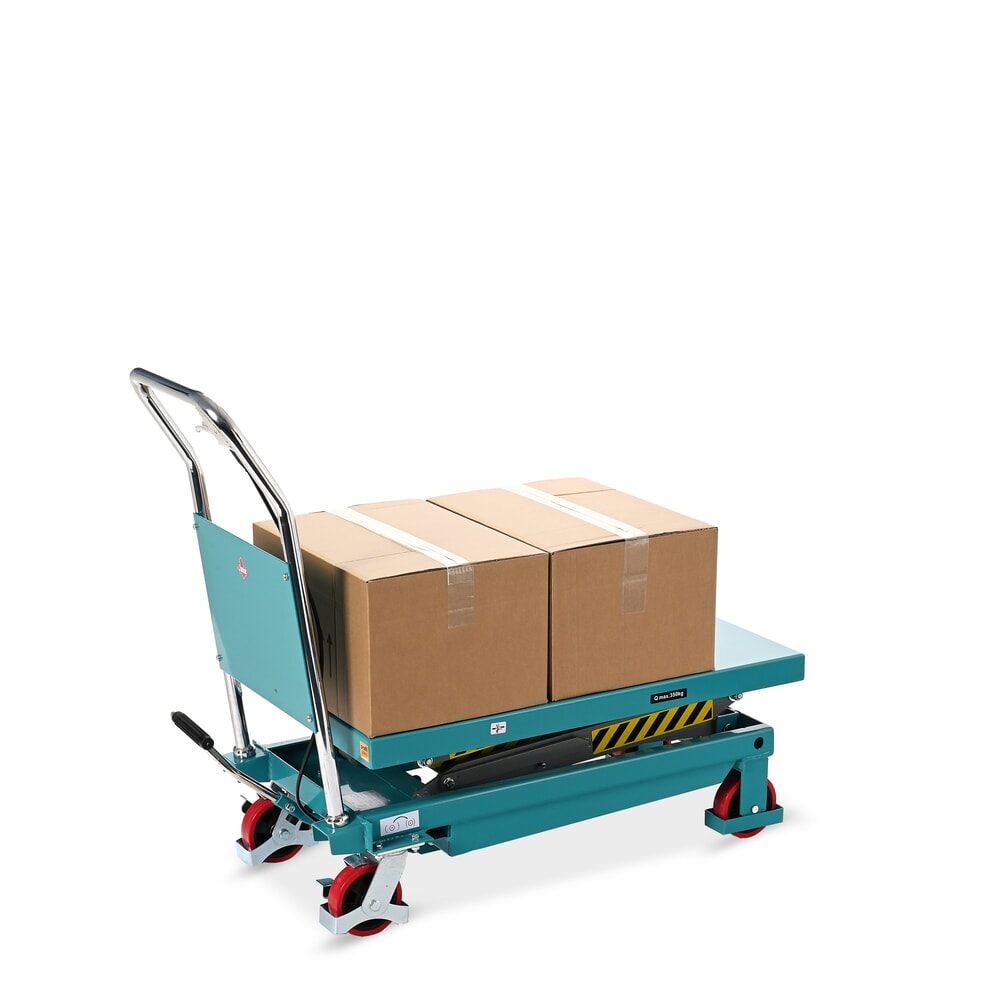 Číslo obrázka výrobku 5: Dvojitý nožnicový zdvíhací stôl Ameise®, nosnosť 350 kg, 910 x 500 mm