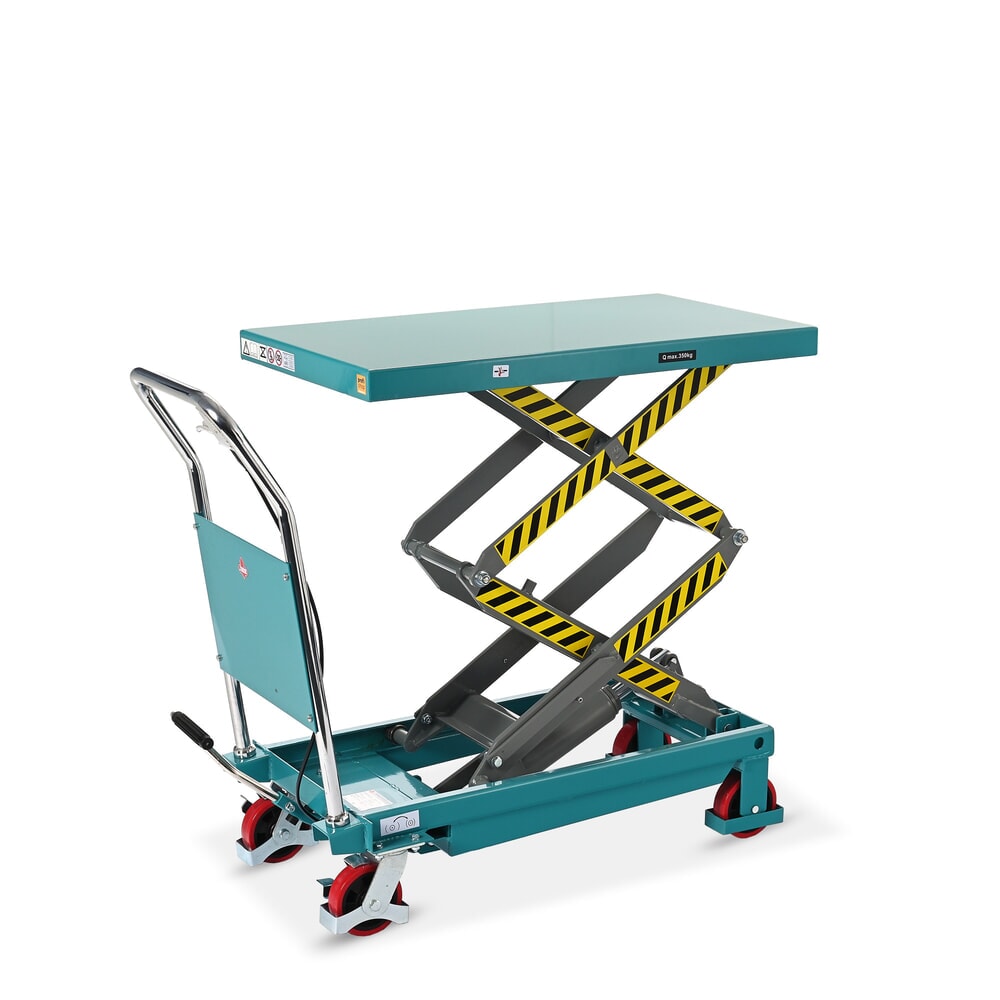 Číslo obrázka výrobku 6: Dvojitý nožnicový zdvíhací stôl Ameise®, nosnosť 350 kg, 910 x 500 mm
