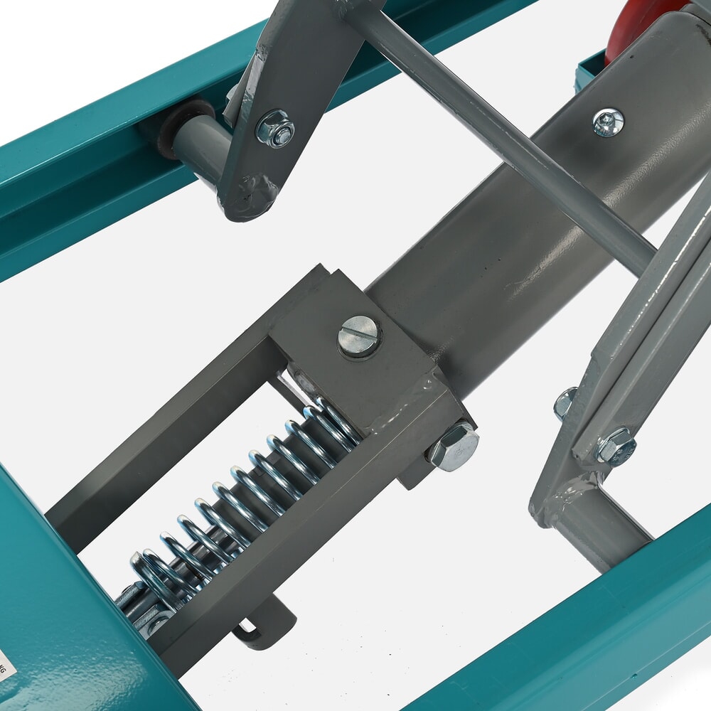 Vozík s nožnicovým zdvíhacím stolom Ameise®, pevné držadlo, nosnosť 500 kg, plošina à 850 x 500 mm Číslo obrázka výrobku 5: Vozík s nožnicovým zdvíhacím stolom Ameise®, pevné držadlo, nosnosť 500 kg, plošina à 850 x 500 mm