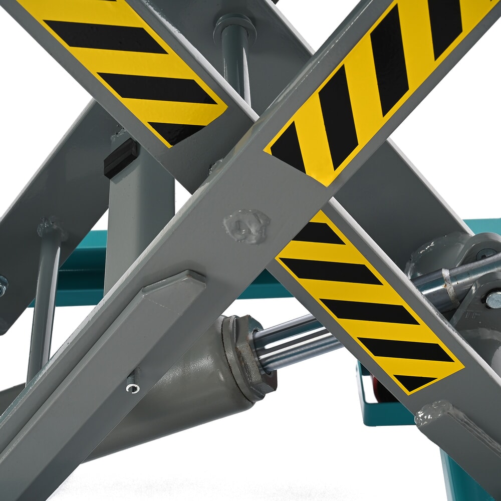 Vozík s nožnicovým zdvíhacím stolom Ameise®, pevné držadlo, nosnosť 500 kg, plošina à 850 x 500 mm Číslo obrázka výrobku 11: Vozík s nožnicovým zdvíhacím stolom Ameise®, pevné držadlo, nosnosť 500 kg, plošina à 850 x 500 mm