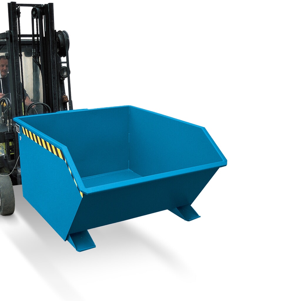 Vyklápacia nádoba Bauer®, nízka konštrukčná výška, pozinkovaná, nosnosť 750 kg, objem 0,3 m³ Číslo obrázka výrobku 5: Vyklápacia nádoba Bauer®, nízka konštrukčná výška, pozinkovaná, nosnosť 750 kg, objem 0,3 m³