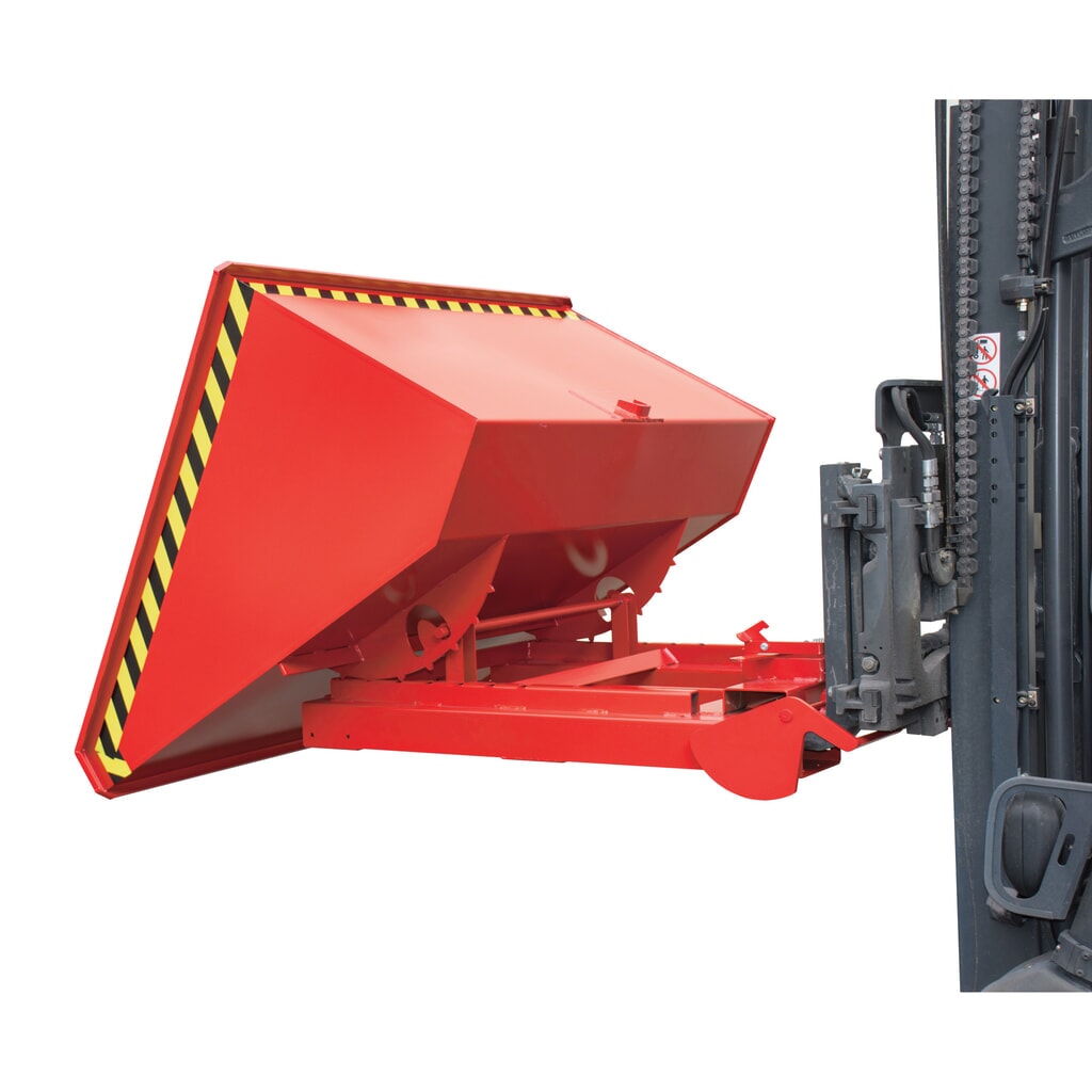 Bauer® Sklápacia nádrž s automatickým valcovacím mechanizmom, nosnosť 1 500 kg, lakovaná, objem 1,2 m³, RAL 3000 ohnivá červená Číslo obrázka výrobku 8: Bauer® Sklápacia nádrž s automatickým valcovacím mechanizmom, nosnosť 1 500 kg, lakovaná, objem 1,2 m³, RAL 3000 ohnivá červená