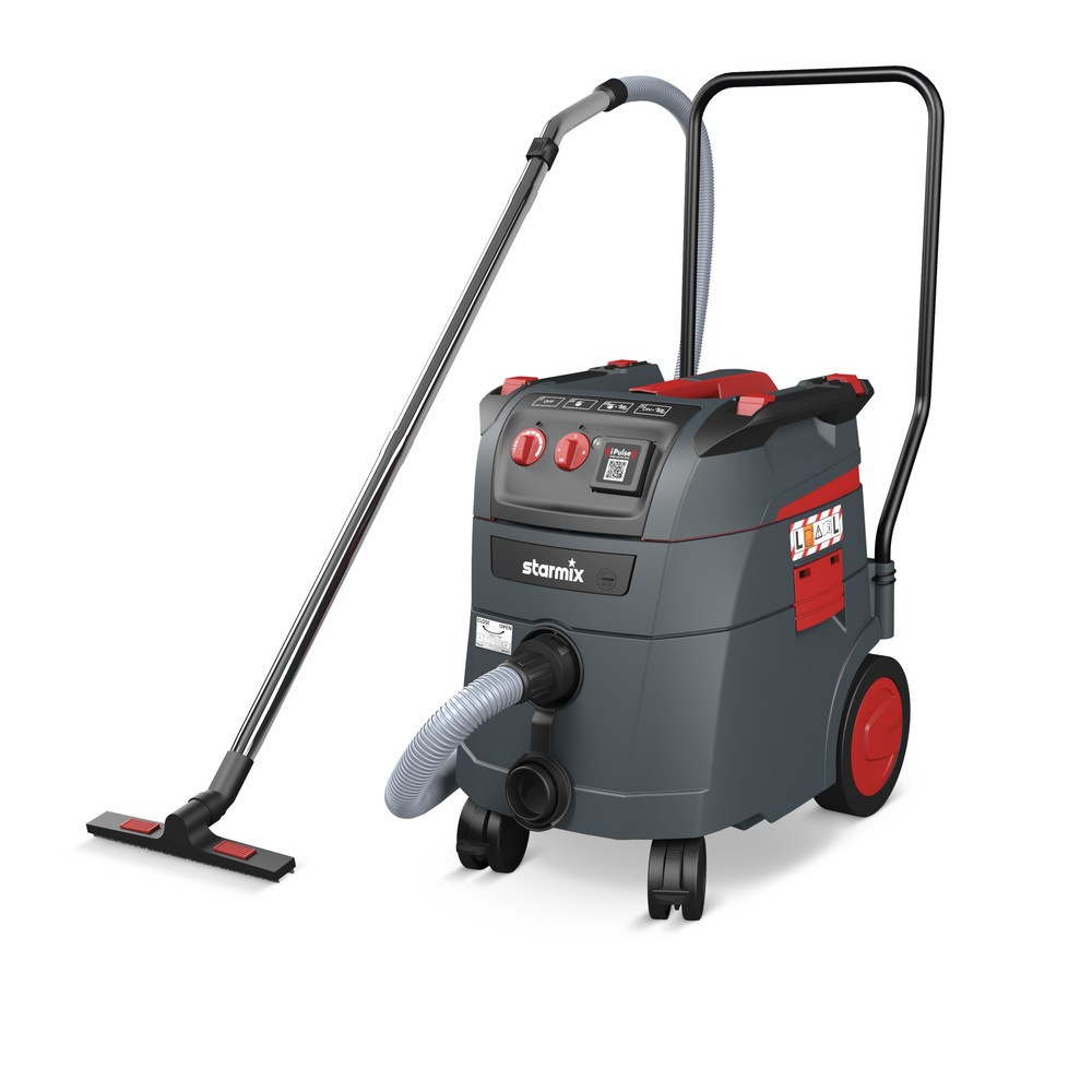 Obrázok výrobku: Mokrý/suchý vysávač starmix iPulse, prach triedy litrov, sklápací podvozok, 1 600 W, 35 l