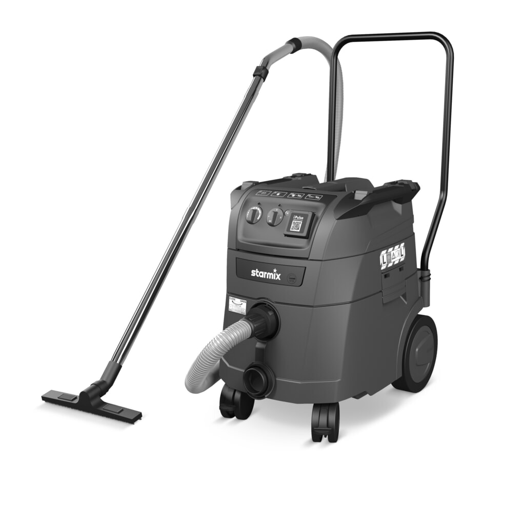 Mokrý/suchý vysávač starmix iPulse, prach triedy litrov, sklápací podvozok, 1 600 W, 35 l Obrázok výrobku: Mokrý/suchý vysávač starmix iPulse, prach triedy litrov, sklápací podvozok, 1 600 W, 35 l