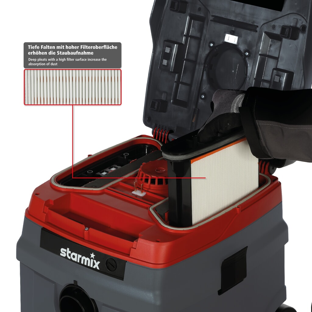 Vysávač na mokrý/suchý starmix Compact, trieda prachu L, 1 600 W Číslo obrázka výrobku 7: Vysávač na mokrý/suchý starmix Compact, trieda prachu L, 1 600 W