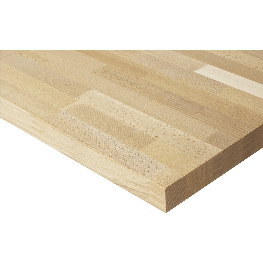 Číslo obrázka výrobku 2: Výškovo nastaviteľný pracovný stôl RAU série TOM, v × š × h 760 – 1 080 × 1 500 × 800 mm, 2 zásuv., pracovná doska z bukového masívu