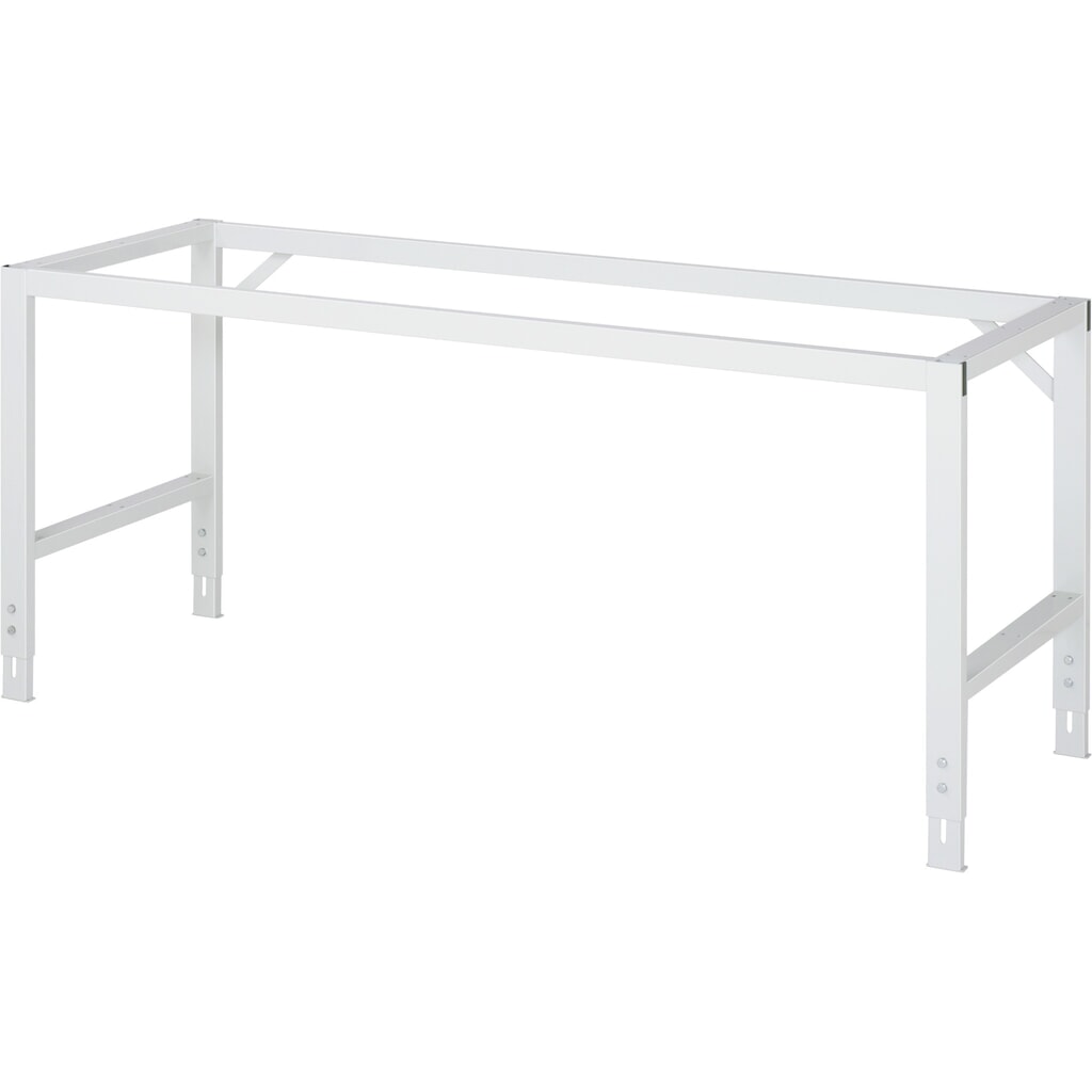 Číslo obrázka výrobku 3: Výškovo nastaviteľný pracovný stôl RAU série TOM, v × š × h 760 – 1 080 × 2 000 × 800 mm, pracovná doska EGB s povrchom z melamínovej živice