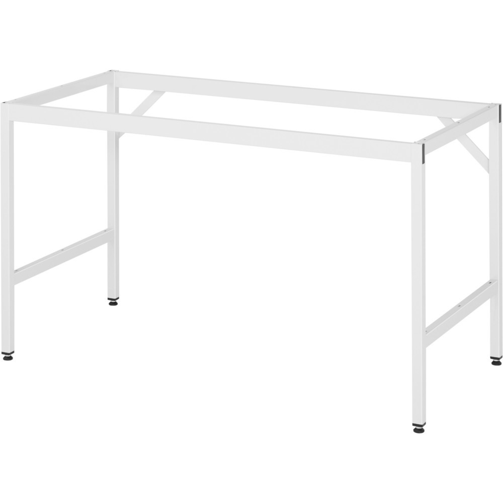 Číslo obrázka výrobku 3: Výškovo nastaviteľný pracovný stôl RAU série TOM, v × š × h 800 – 850 × 1 500 × 800 mm, pracovná doska s plechovým povrchom z nehrdzavejúcej ocele