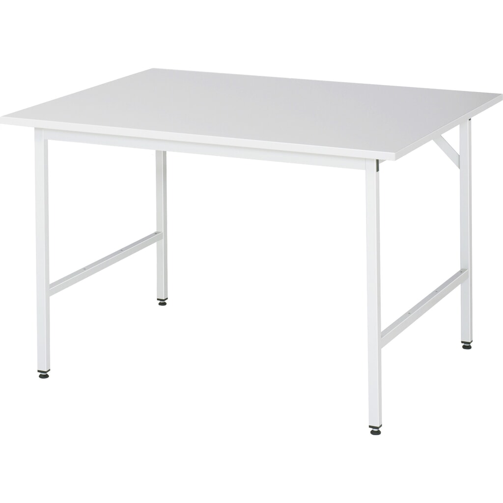 Výškovo nastaviteľný pracovný stôl RAU série TOM, v × š × h 800 – 850 × 1 250 × 1 000 mm, pracovná doska s melamínovým povrchom Obrázok výrobku: Výškovo nastaviteľný pracovný stôl RAU série TOM, v × š × h 800 – 850 × 1 250 × 1 000 mm, pracovná doska s melamínovým povrchom