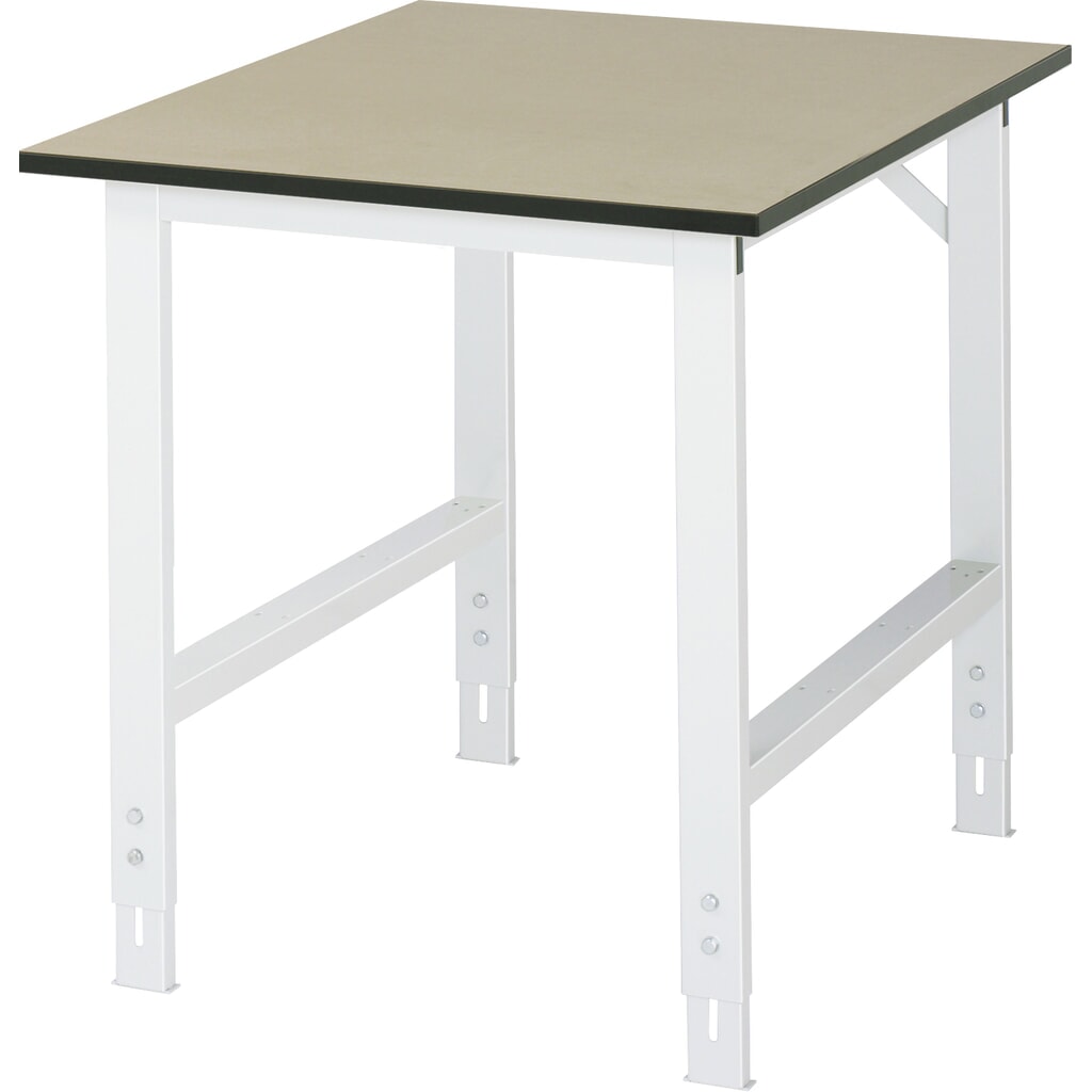 Číslo obrázka výrobku 1: Výškovo nastaviteľný pracovný stôl RAU série TOM, v × š × h 760 – 1 080 × 750 × 1 000 mm, pracovná doska MDF