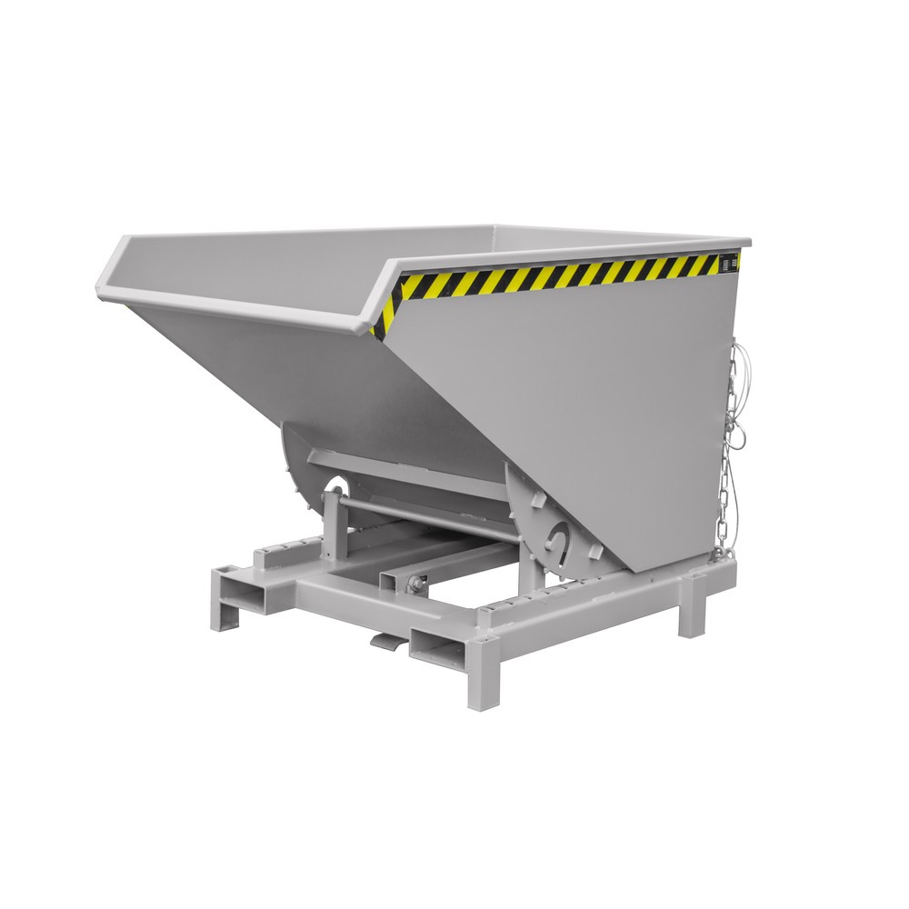 Číslo obrázka výrobku 1: Bauer® Závažná sklápacia nádrž, nosnosť 4 000 kg, lakovaná, objem 1,2 m³, RAL 7005 myšacia šedá