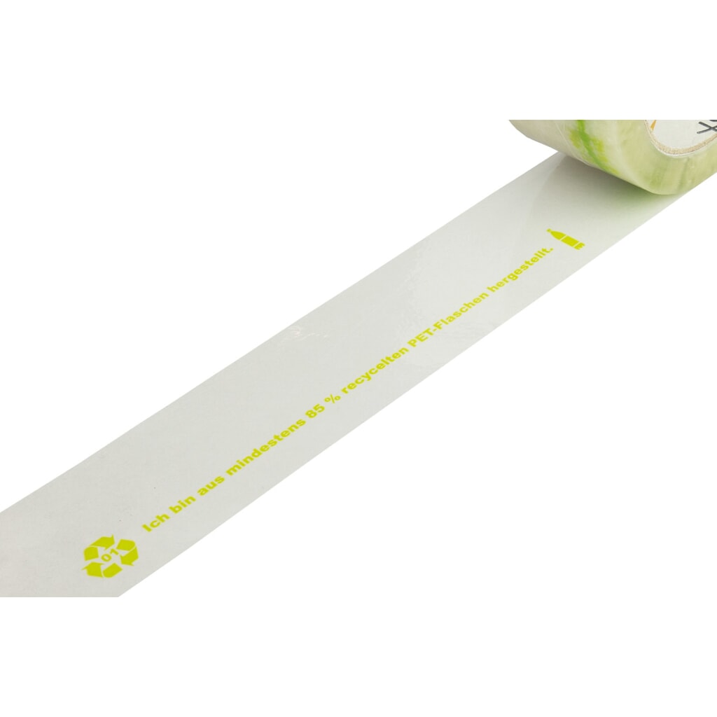 Xenial® lepiaca páska z recyklovaných PET fliaš, 37 µ, š × d 50 mm × 100 b. m., transparentná, 36 ks/balenie Číslo obrázka výrobku 2: Xenial® lepiaca páska z recyklovaných PET fliaš, 37 µ, š × d 50 mm × 100 b. m., transparentná, 36 ks/balenie