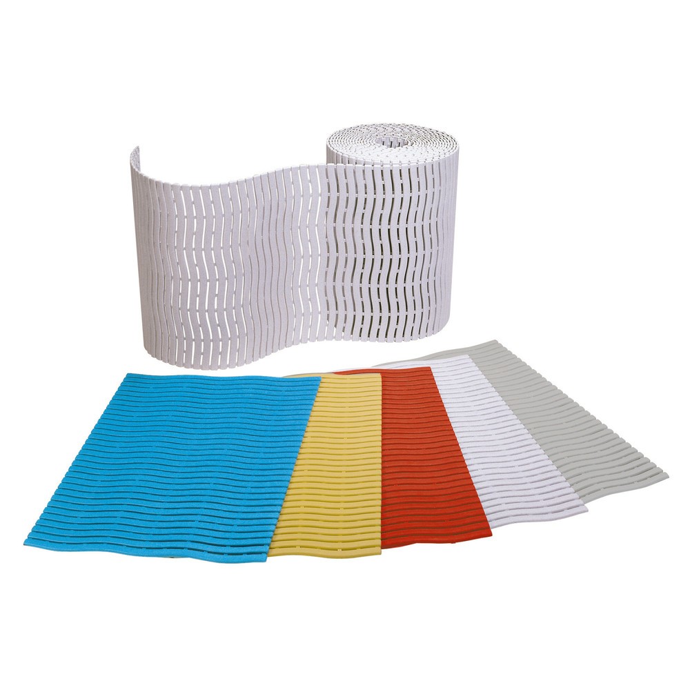 Číslo obrázka výrobku 2: Yoga Soft rohož mriežka, PE, rez na za meter, Š x H x 600 x 1000 mm, sivá