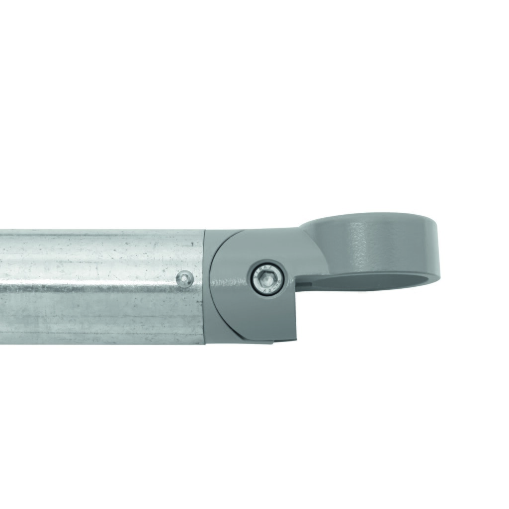 Zábradlie systému MORION, priečna trubka, Ø 60 mm, dĺžka 1,000 mm, rozstup 1.170 mm, zinkované žiarovo Číslo obrázka výrobku 4: Zábradlie systému MORION, priečna trubka, Ø 60 mm, dĺžka 1,000 mm, rozstup 1.170 mm, zinkované žiarovo