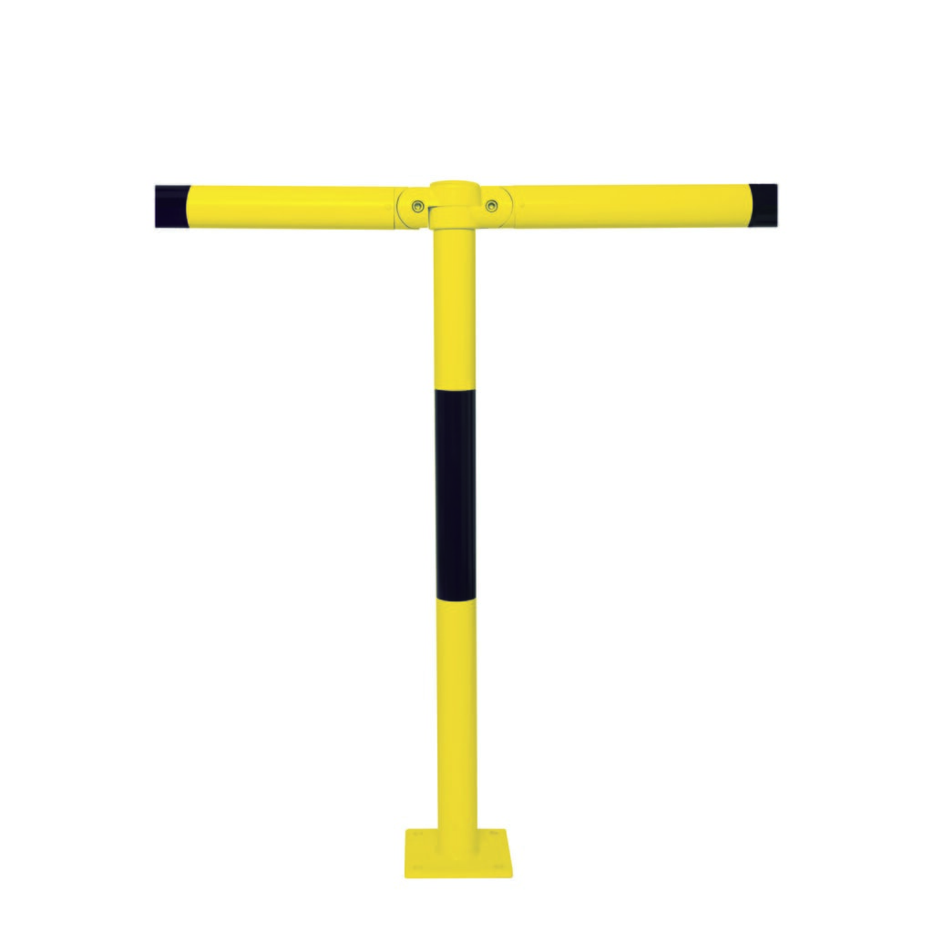 Číslo obrázka výrobku 3: Systém MORION zábradlia, priečna trubka, Ø 60 mm, dĺžka 1,000 mm, rozstup 1.170 mm, žiarovo pozinkované a lakované, čierna/žltá