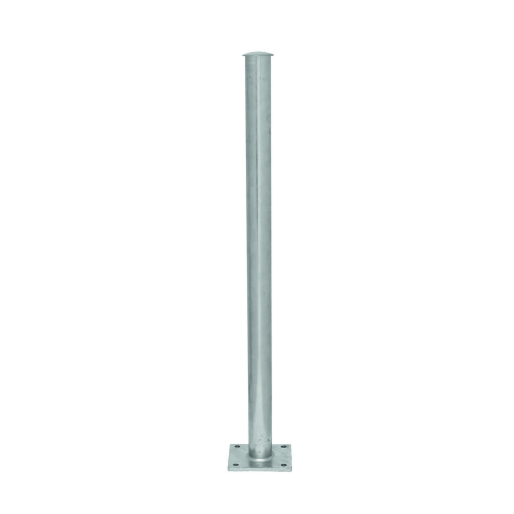 Systémové zábradlia URBAN, stúpacie potrubie, Ø 60 mm, výška nad chodbou 1.000 mm, na hmoždinky, žiarovo pozinkované Obrázok výrobku: Systémové zábradlia URBAN, stúpacie potrubie, Ø 60 mm, výška nad chodbou 1.000 mm, na hmoždinky, žiarovo pozinkované