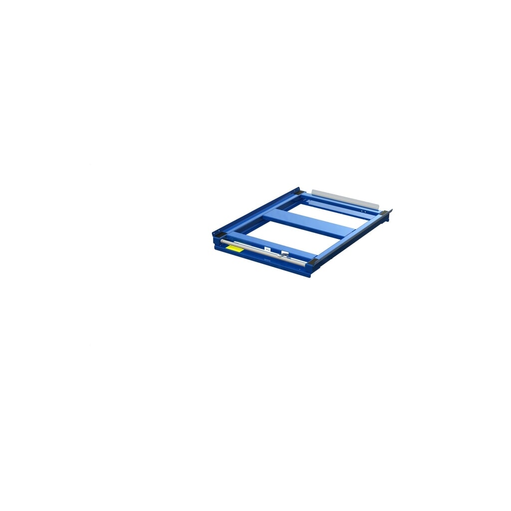 Obrázok výrobku: Zariadenie na výsuv paliet, podkladový model š x h 860 x 1 200 mm, nosnosť 600 kg