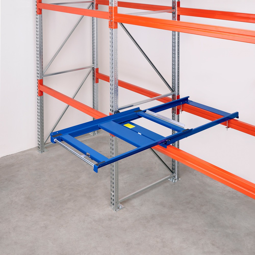 Číslo obrázka výrobku 3: Zariadenie na výsuv paliet, podkladový model š x h 860 x 1 200 mm, nosnosť 600 kg