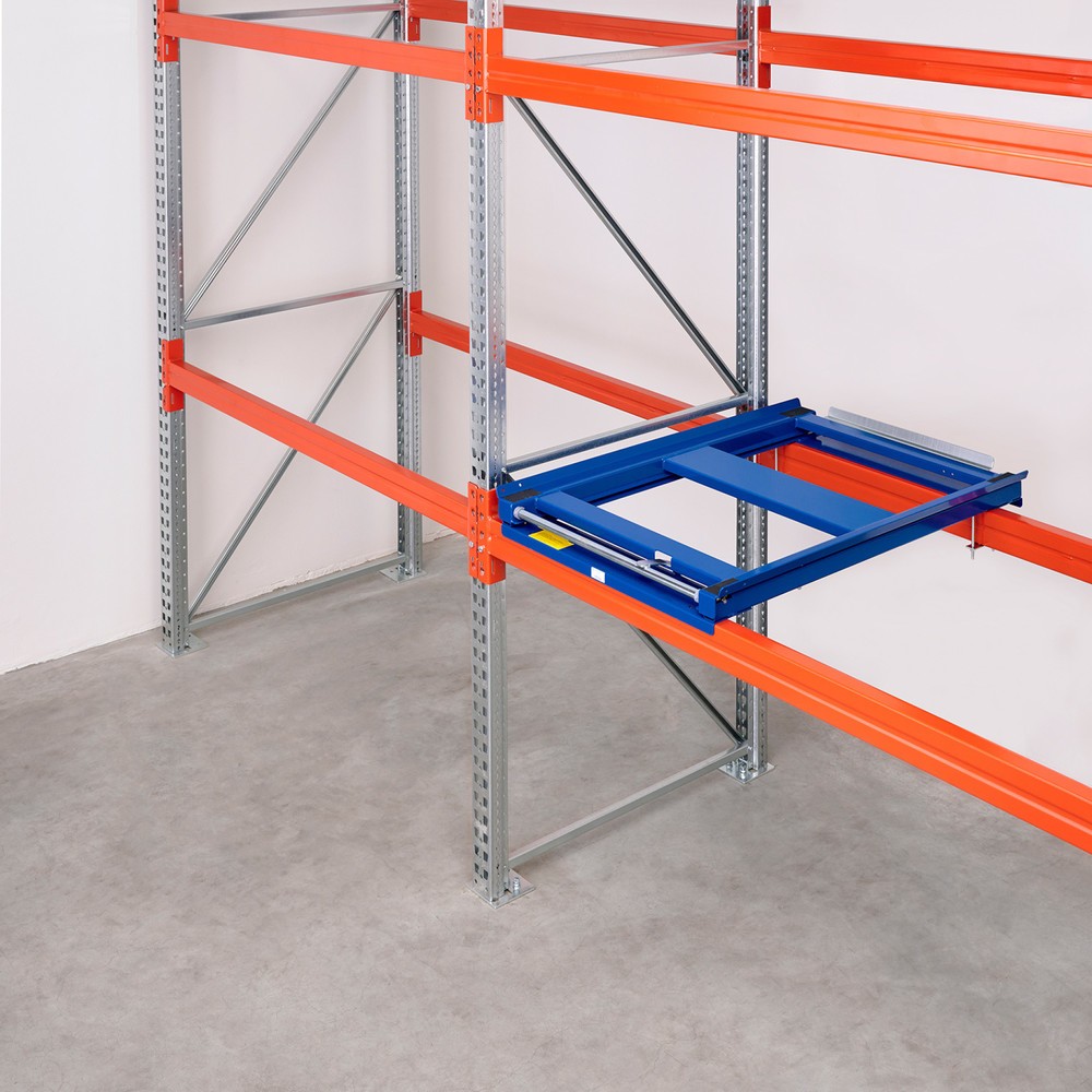 Číslo obrázka výrobku 4: Zariadenie na výsuv paliet, podkladový model š x h 860 x 1 200 mm, nosnosť 600 kg