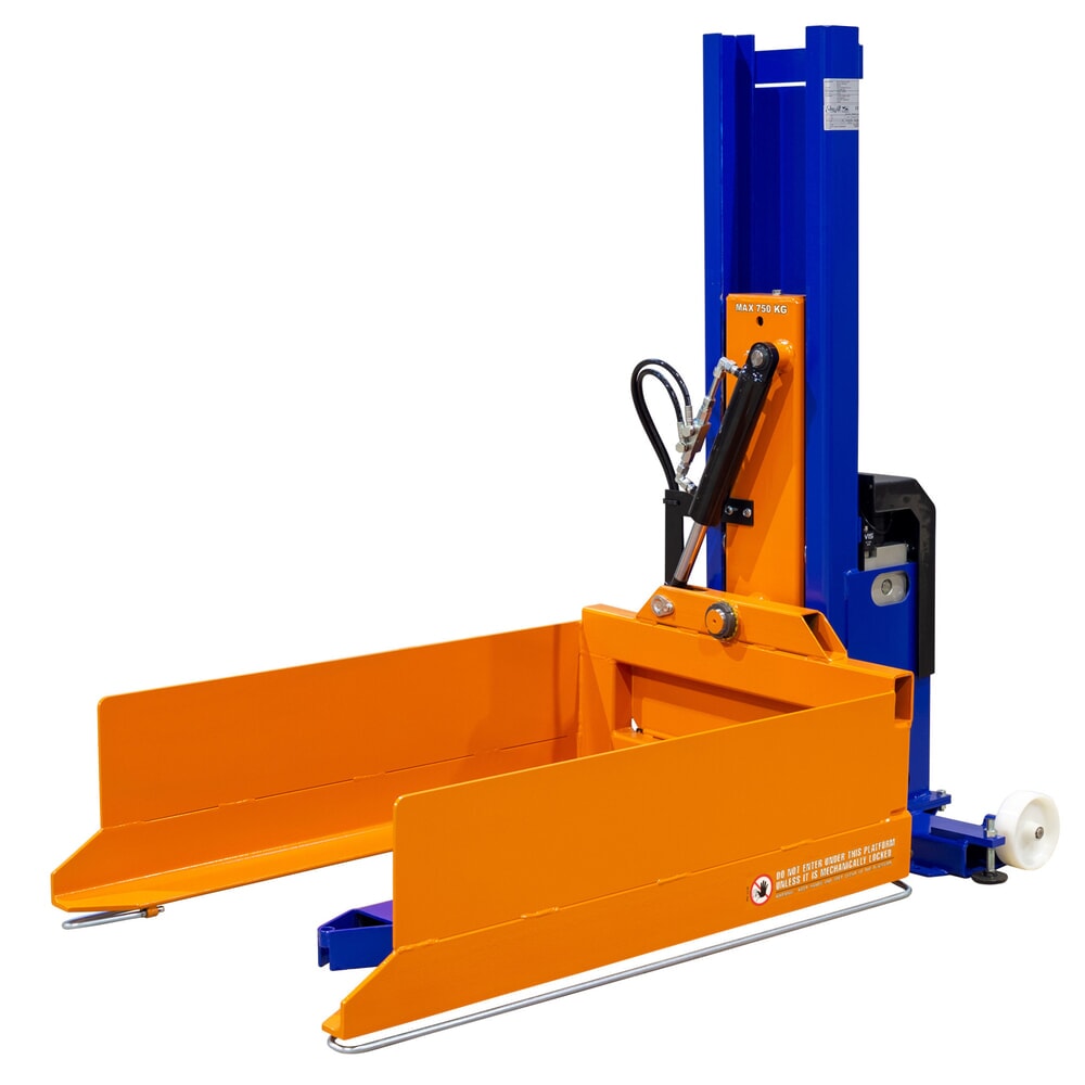 Číslo obrázka výrobku 3: Zariadenie na zdvíhanie paliet EdmoLift®, elektrohydraulické, s funkciou natáčania, nosnosť 750 kg