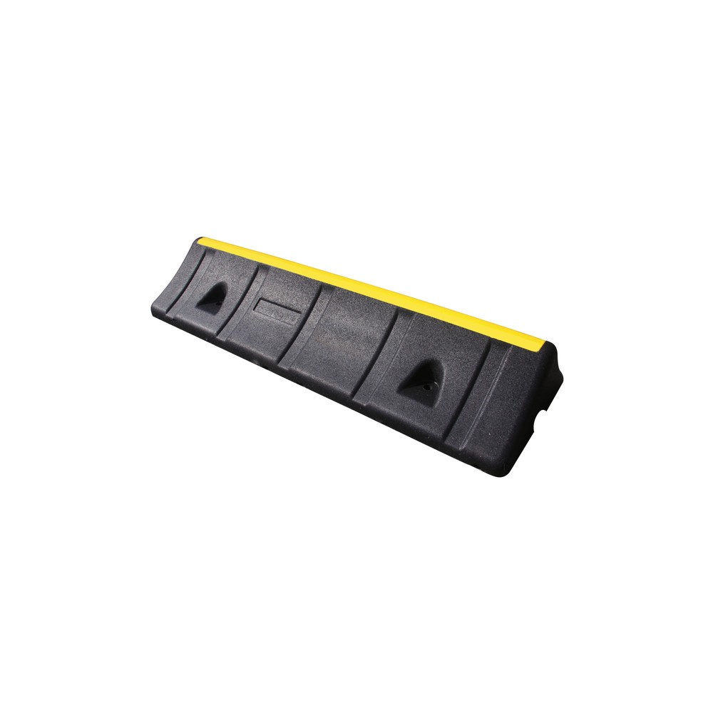 Obrázok výrobku: Zastavovacia lišta pre kolesá Heavy Duty, čierna, V x Š x H 150 x 1 000 x 300 mm