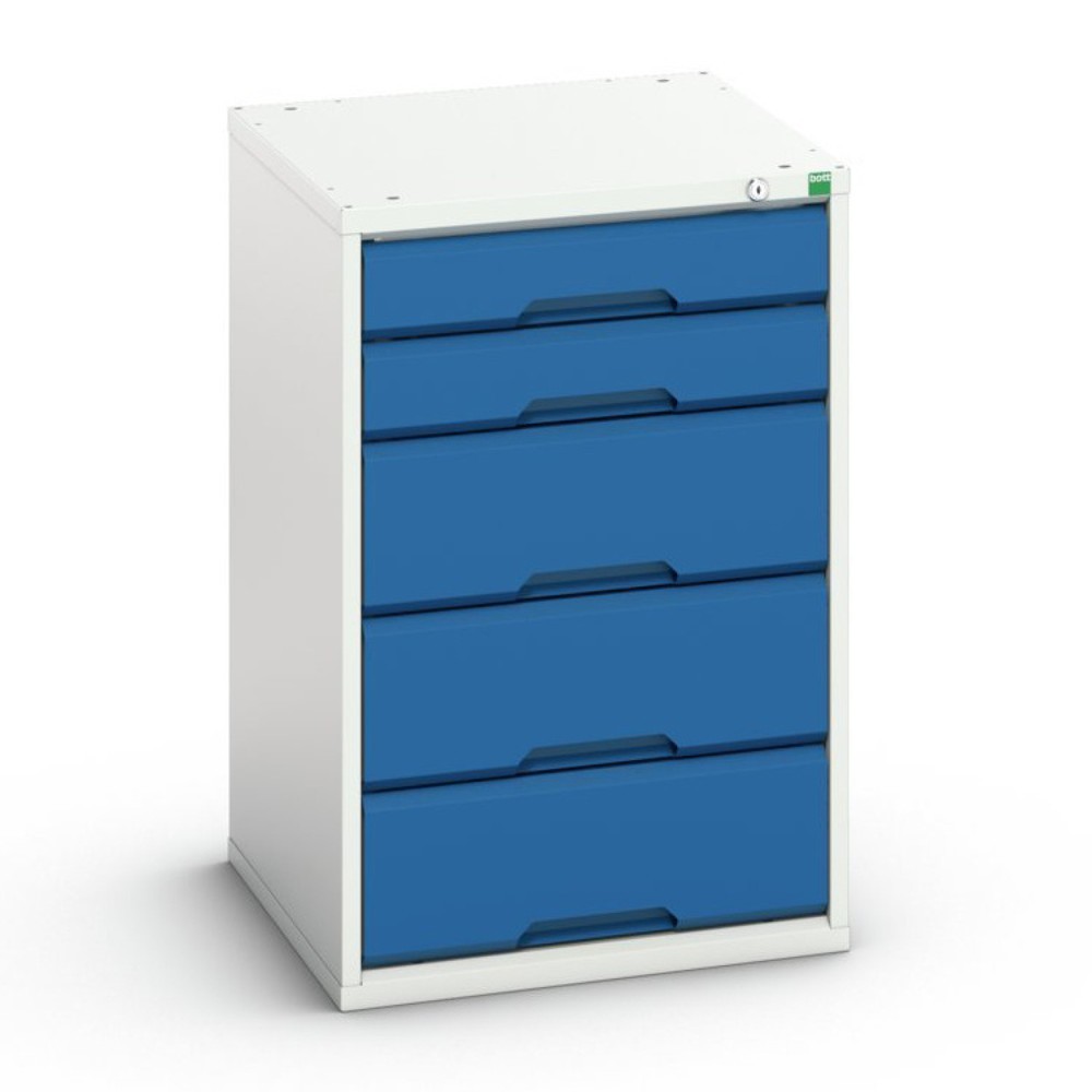 Obrázok výrobku: Zásuvková skriňa bott verso, s 5 zásuvkami, š × h × v: 525 × 550 × 800 mm