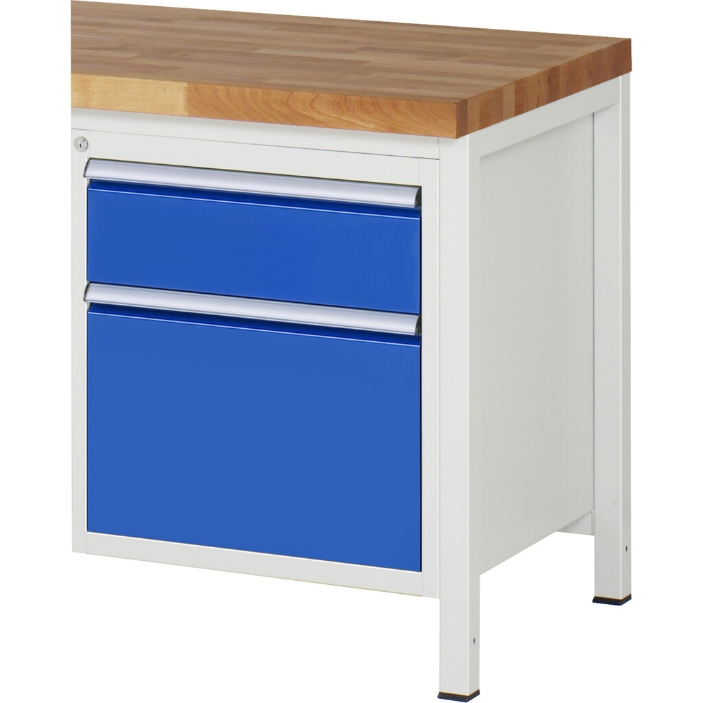 Obrázok výrobku: Zásuvková skriňa RAU série 7000, podstavný kontajner, v × š × h 620 × 580 × 650 mm, 2 zásuv. 1 × 180, 1 × 360 mm