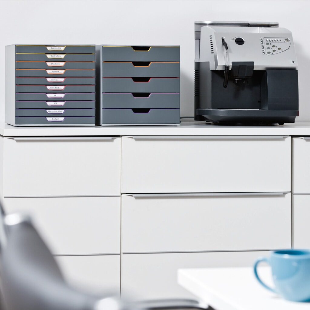 Zásuvkový box DURABLE Varicolor, 5 zásuviek Číslo obrázka výrobku 5: Zásuvkový box DURABLE Varicolor, 5 zásuviek