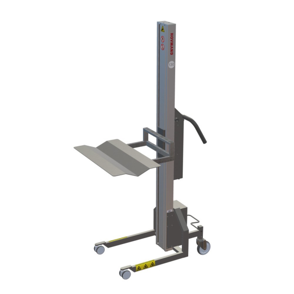 Číslo obrázka výrobku 1: Zdvíhač HOVMAND s plošinou Wave pre kotúče do 100 kg, výška zdvihu 1 642 mm, nosnosť 130 kg