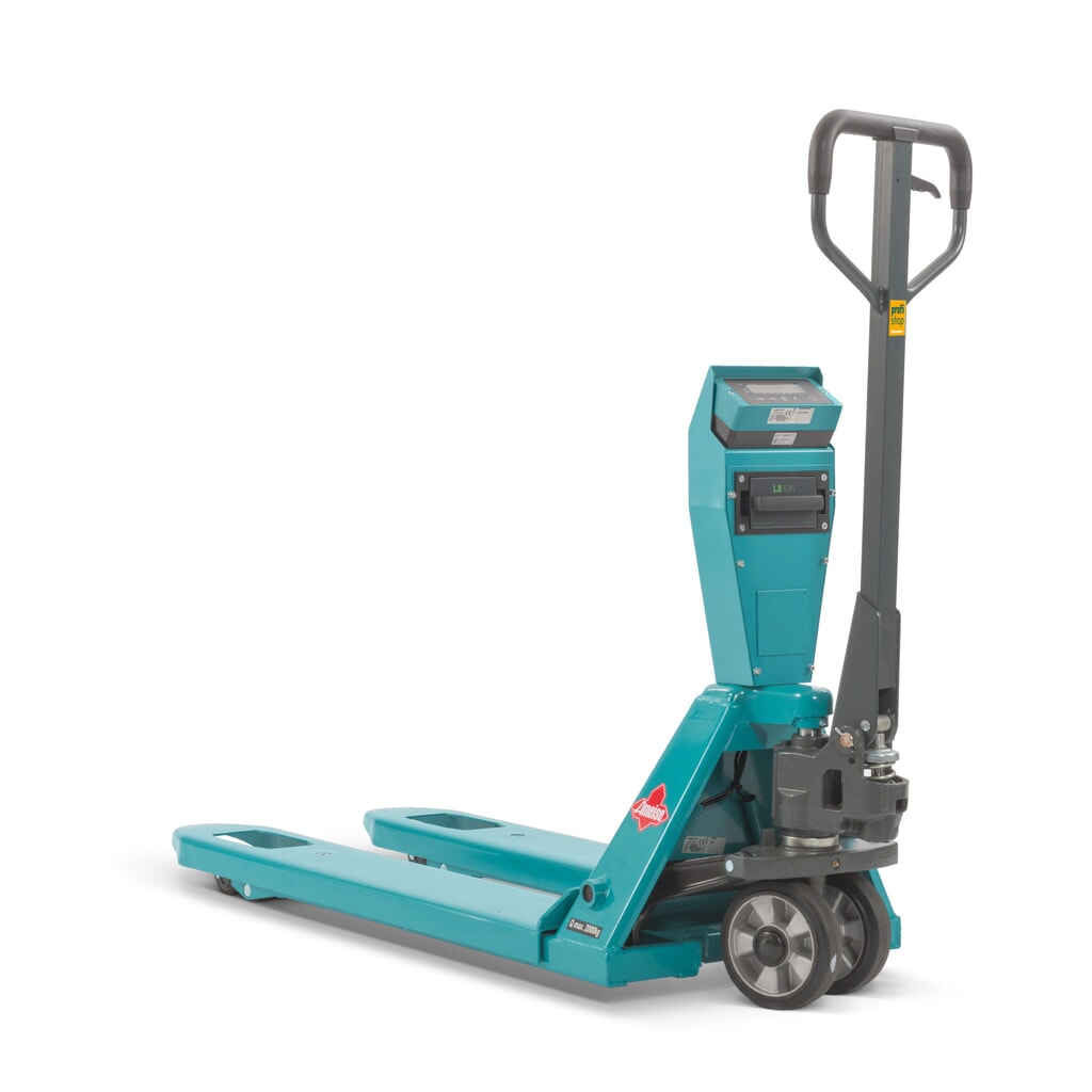 Paletový vozík s váhou Ameise PTM 2.0 Scale+, s presnou váhou, nosnosť 2 000 kg Obrázok výrobku: Paletový vozík s váhou Ameise PTM 2.0 Scale+, s presnou váhou, nosnosť 2 000 kg