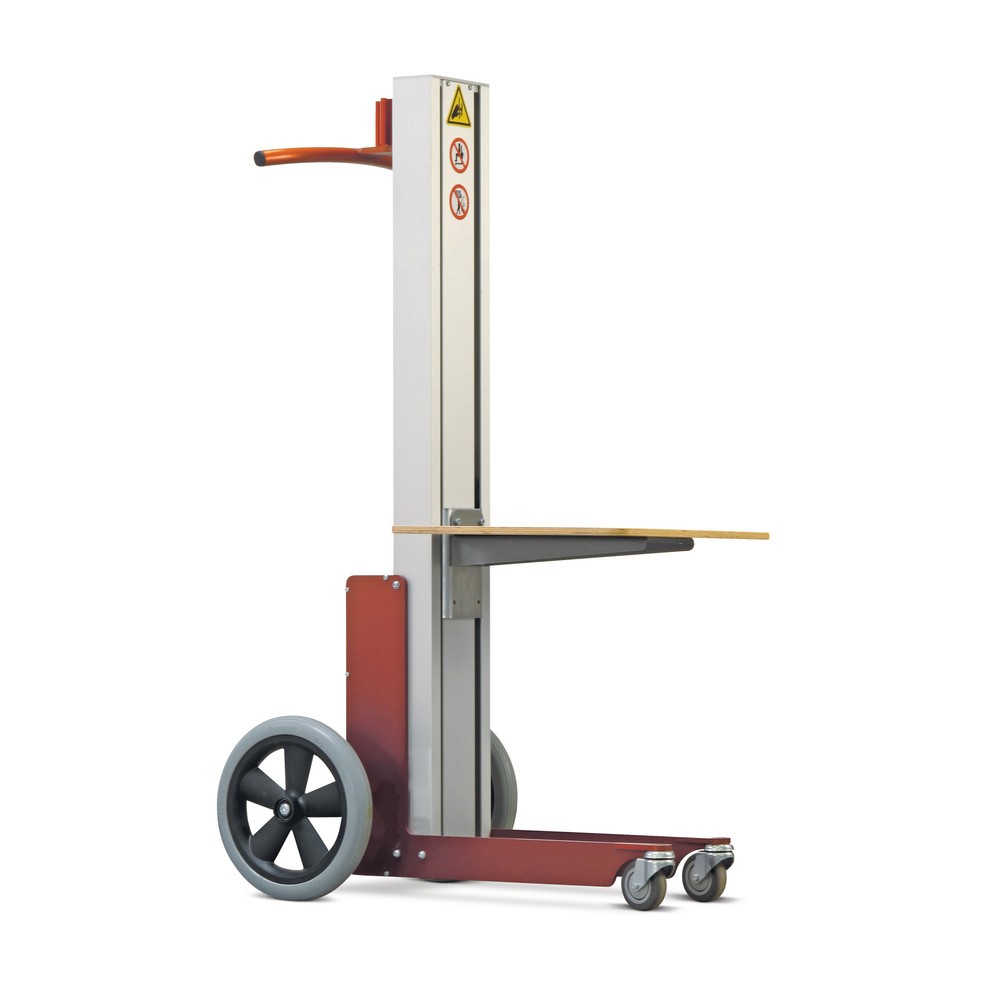 Číslo obrázka výrobku 1: Zdvíhacie zariadenie HOVMAND s drevenou platformou, rozsah zdvihu 115 – 1 062 mm, nosnosť 70 kg