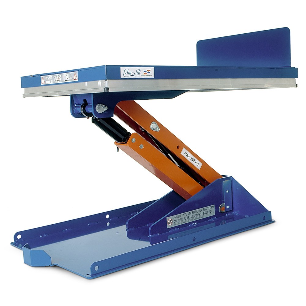 Číslo obrázka výrobku 1: Výškový náklon EdmoLift® s uzavretou plošinou, zdvih 235 - 820 mm, nosnosť 750 kg