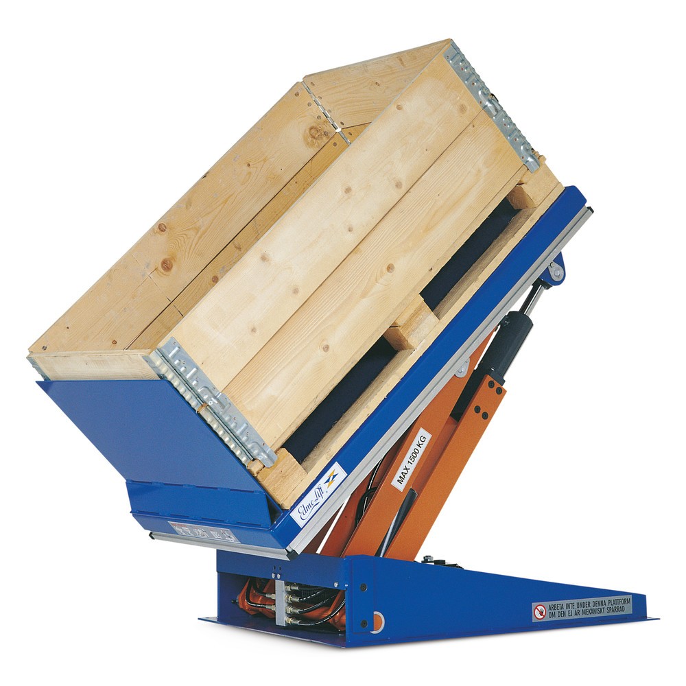Číslo obrázka výrobku 3: Výškový náklon EdmoLift® s uzavretou plošinou, zdvih 235 - 820 mm, nosnosť 750 kg