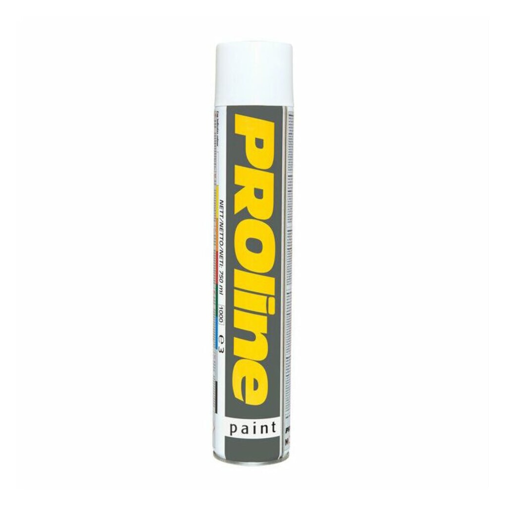Značkovacia farba PROline-paint 0,75 l, 1 ks, biela Obrázok výrobku: Značkovacia farba PROline-paint 0,75 l, 1 ks, biela