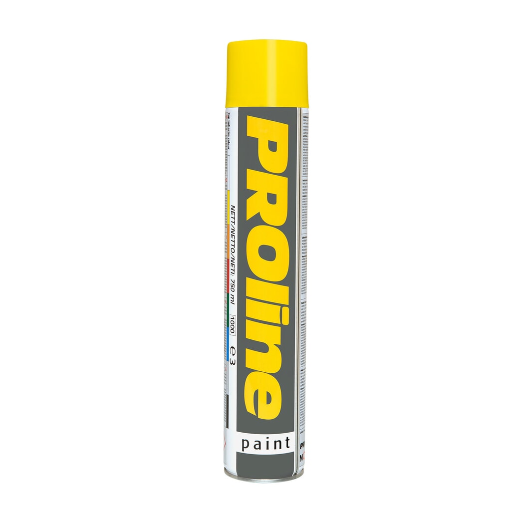 Značkovacia farba PROline-paint 0,75 l, 1 ks, žltá Obrázok výrobku: Značkovacia farba PROline-paint 0,75 l, 1 ks, žltá
