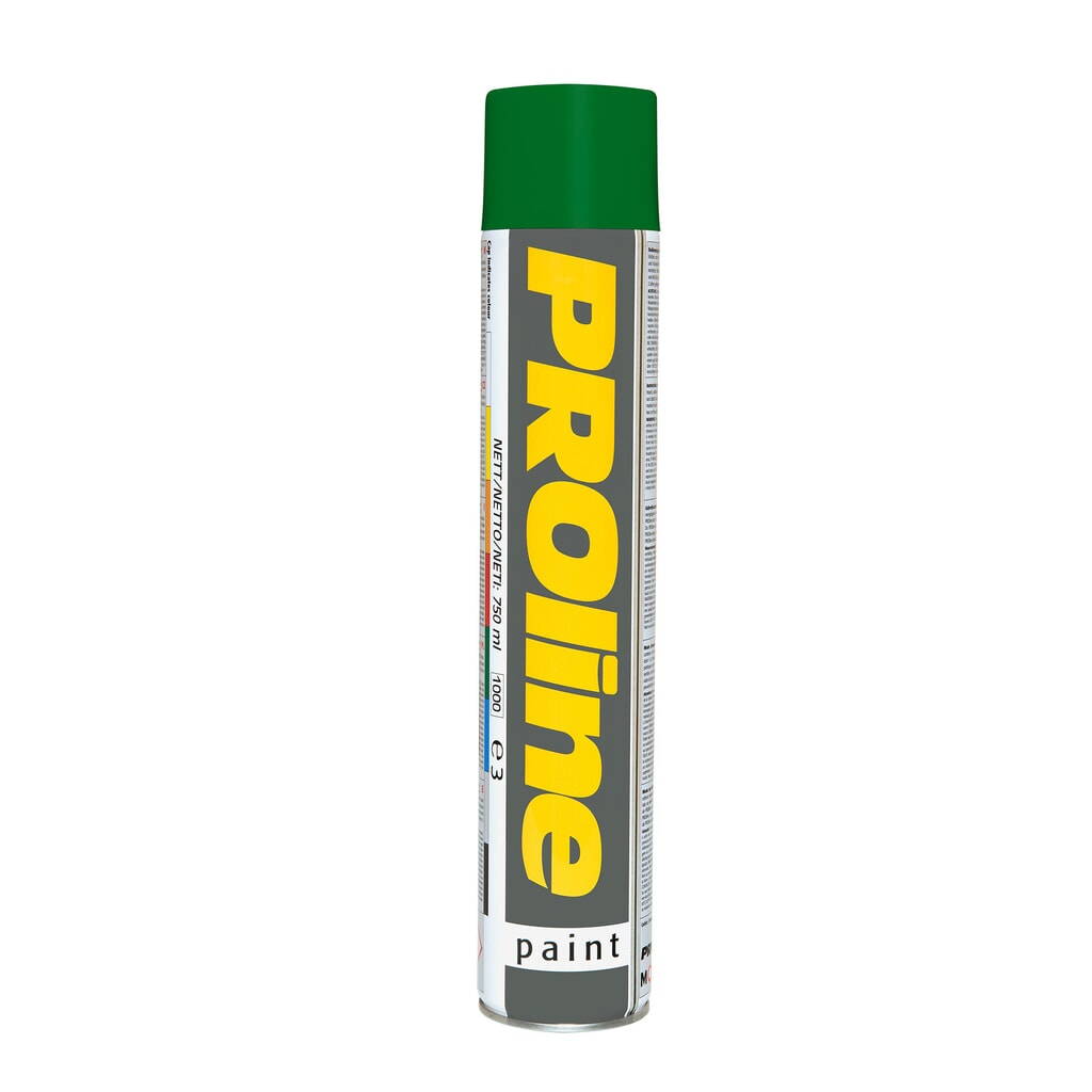 Značkovacia farba PROline-paint 0,75 l, 1 ks, zelená Obrázok výrobku: Značkovacia farba PROline-paint 0,75 l, 1 ks, zelená