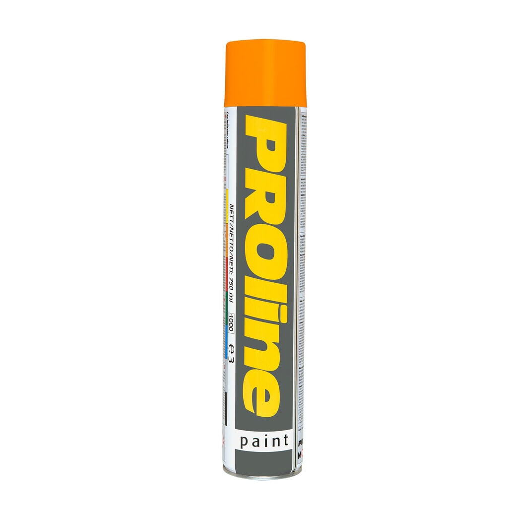 Značkovacia farba PROline-paint 0,75 l, 1 ks, oranžová Obrázok výrobku: Značkovacia farba PROline-paint 0,75 l, 1 ks, oranžová